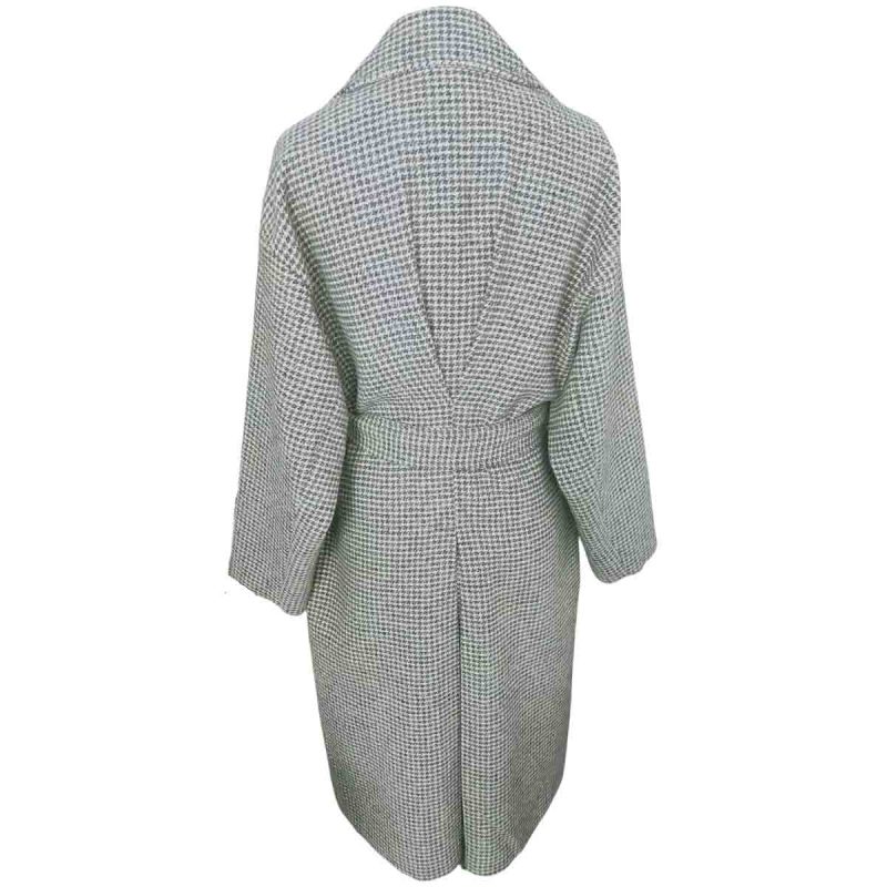 Leya Long Wool COAT back
