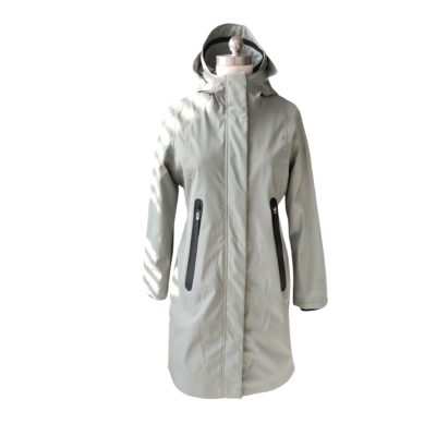 Thin Calcite Long Down Jacket front