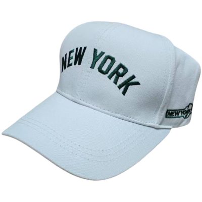 White Baseball Cap Style 2