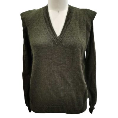 Army V-Neckline Sweater front