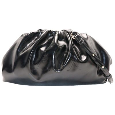 Black Glaze Shoulder Bag Front