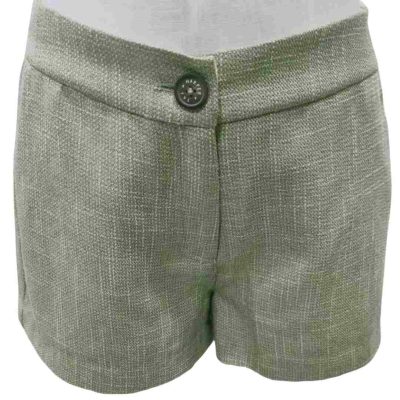 Light Green Women's Suit Shorts Front