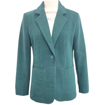 Olive Blast Blazer Women's Suit top front