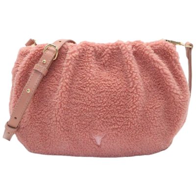Pink Fleece Handbag