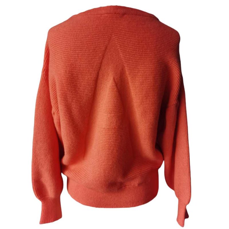 Rose Round Collar Sweater back