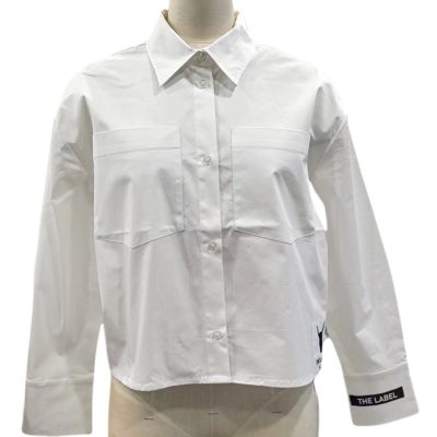 White Women's Blouse FRONT